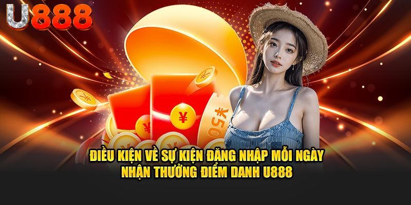 Điều kiện về sự kiện đăng nhập mỗi ngày nhận thưởng điểm danh U888